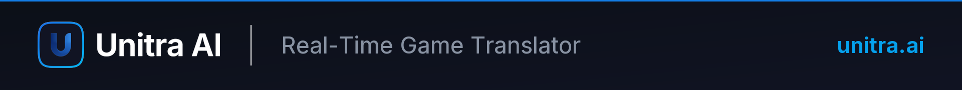 Full-width sponsor bar on a dark panel